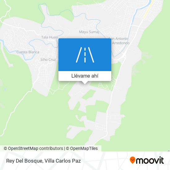 Mapa de Rey Del Bosque
