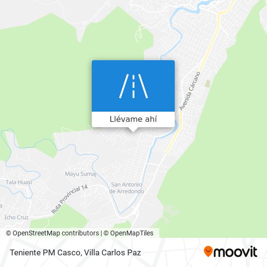 Mapa de Teniente PM Casco