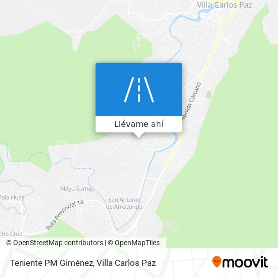 Mapa de Teniente PM Giménez