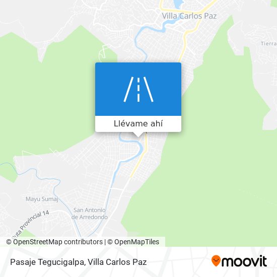 Mapa de Pasaje Tegucigalpa