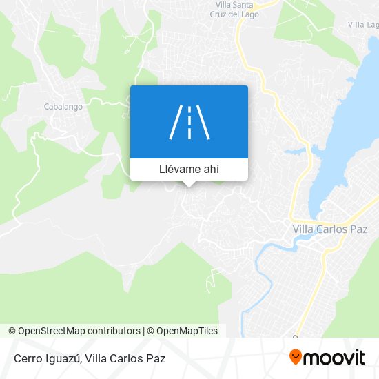 Mapa de Cerro Iguazú