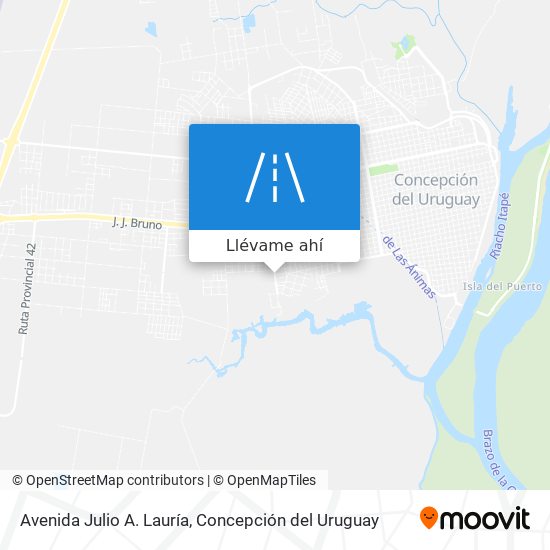 Mapa de Avenida Julio A. Lauría
