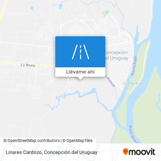 Mapa de Linares Cardozo