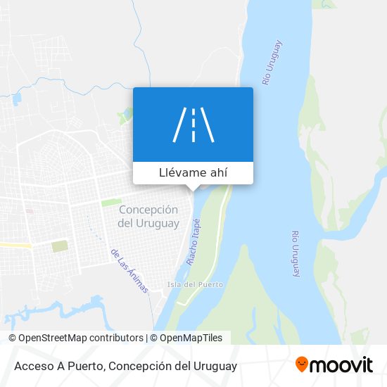 Mapa de Acceso A Puerto