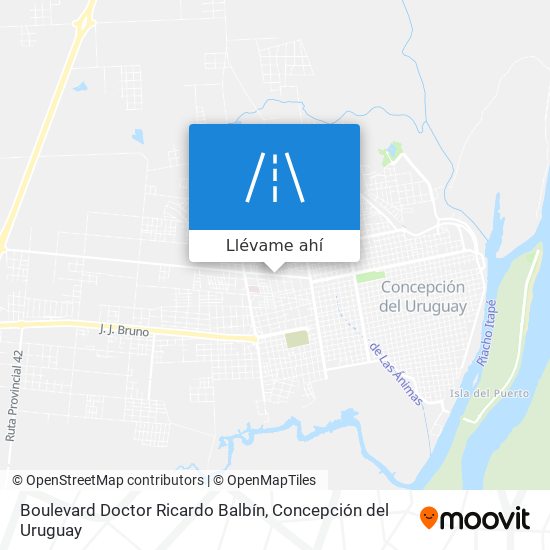 Mapa de Boulevard Doctor Ricardo Balbín