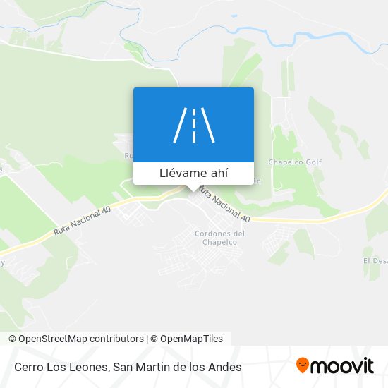 Cómo llegar a Cerro Los Leones en San Martín De Los Andes en Autobús?