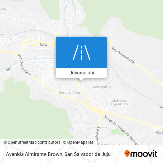 Mapa de Avenida Almirante Brown