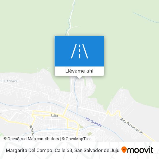 Mapa de Margarita Del Campo: Calle 63