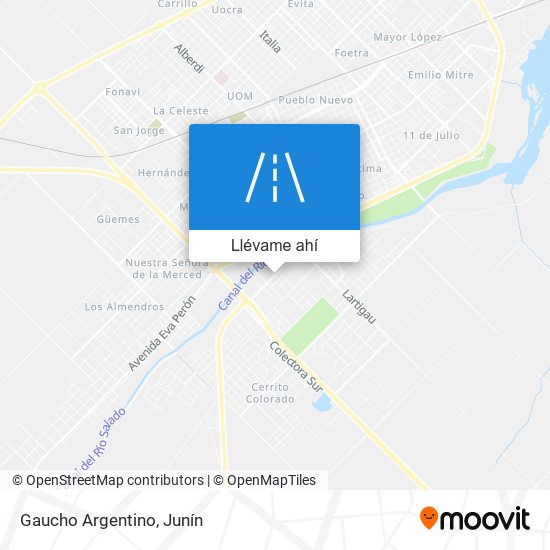 Mapa de Gaucho Argentino