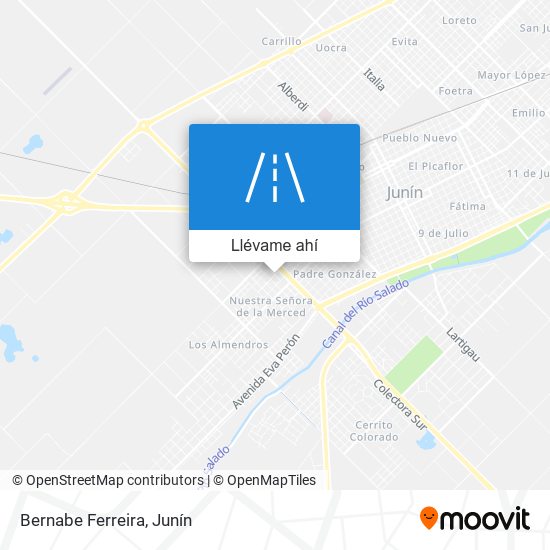 Mapa de Bernabe Ferreira