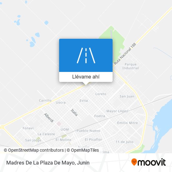 Mapa de Madres De La Plaza De Mayo