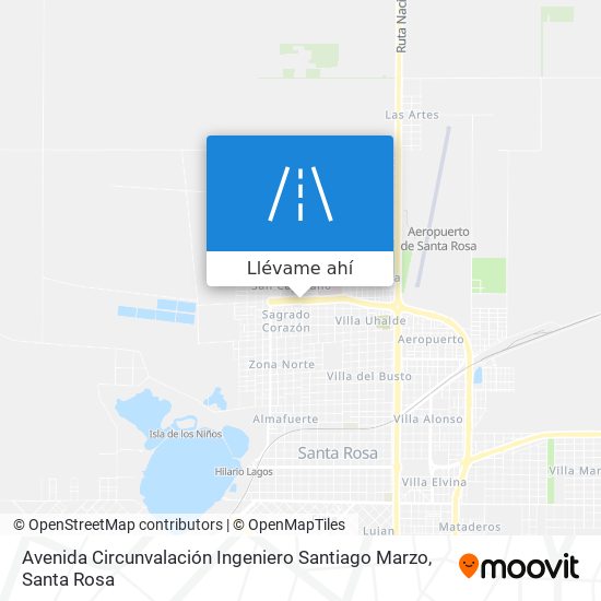 Mapa de Avenida Circunvalación Ingeniero Santiago Marzo