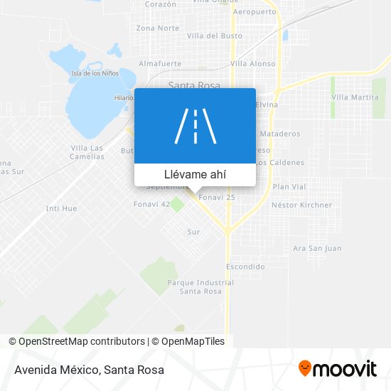 Mapa de Avenida México