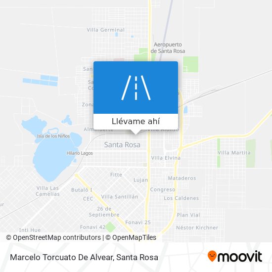 Mapa de Marcelo Torcuato De Alvear