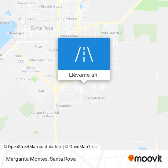 Mapa de Margarita Montes