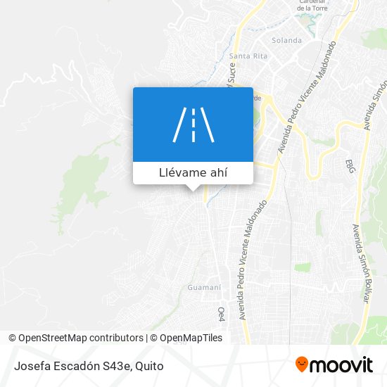 Mapa de Josefa Escadón S43e