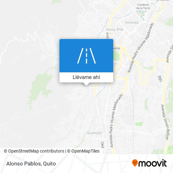 Mapa de Alonso Pablos