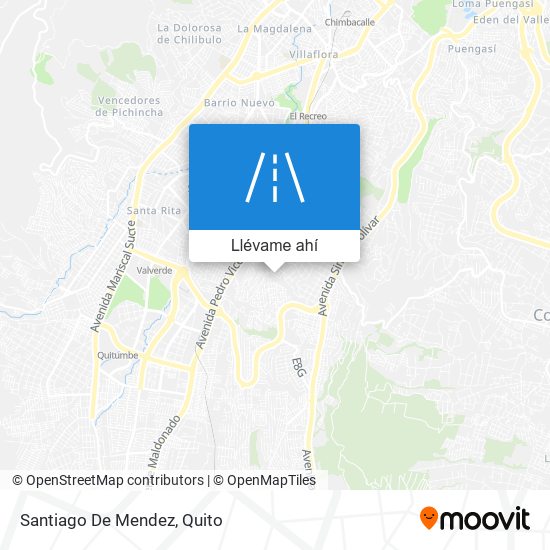 Mapa de Santiago De Mendez
