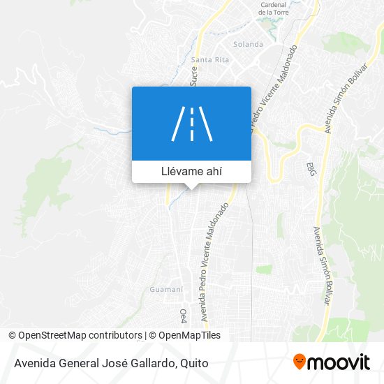 Mapa de Avenida General José Gallardo