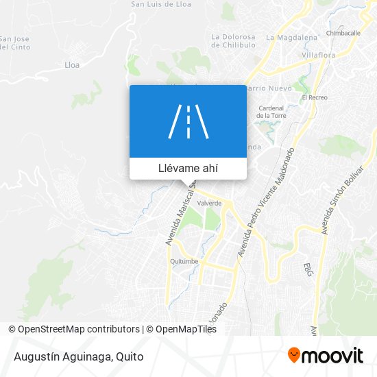 Mapa de Augustín Aguinaga