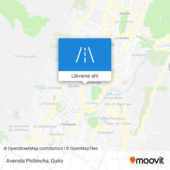 Mapa de Avenida Pichincha