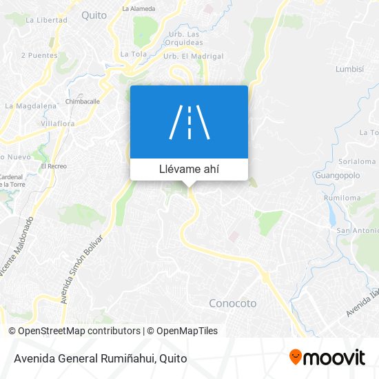 Mapa de Avenida General Rumiñahui