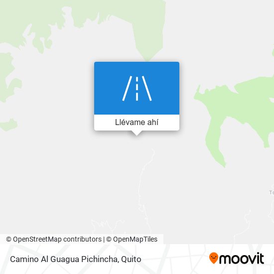 Mapa de Camino Al Guagua Pichincha