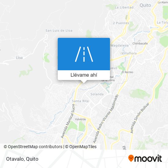 Mapa de Otavalo