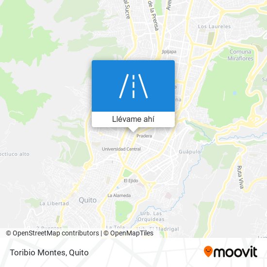 Mapa de Toribio Montes