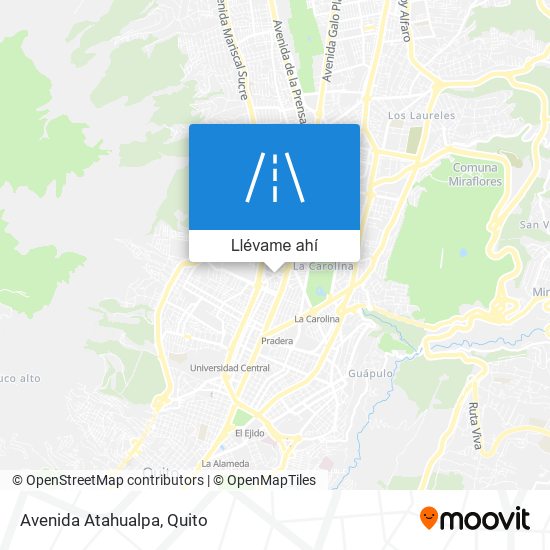 Mapa de Avenida Atahualpa