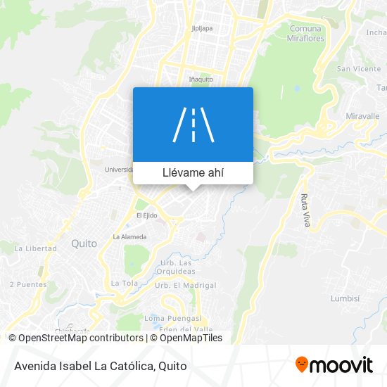 Mapa de Avenida Isabel La Católica