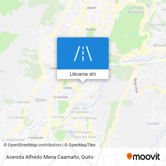 Mapa de Avenida Alfredo Mena Caamaño