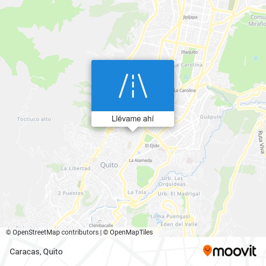 Mapa de Caracas