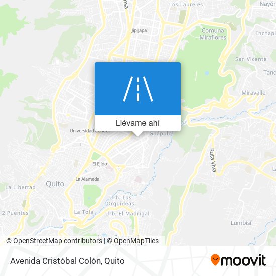 Mapa de Avenida Cristóbal Colón