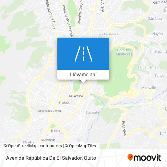 Mapa de Avenida República De El Salvador