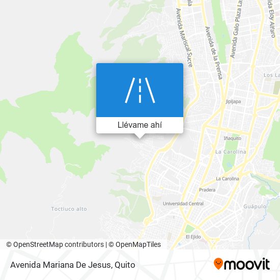 Mapa de Avenida Mariana De Jesus