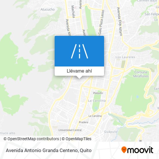 Mapa de Avenida Antonio Granda Centeno