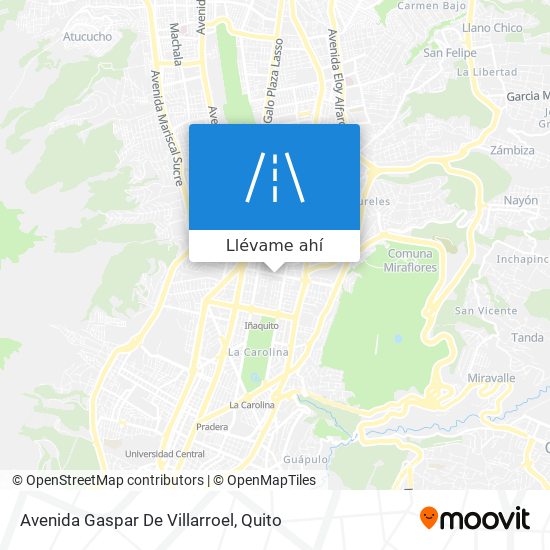 Mapa de Avenida Gaspar De Villarroel