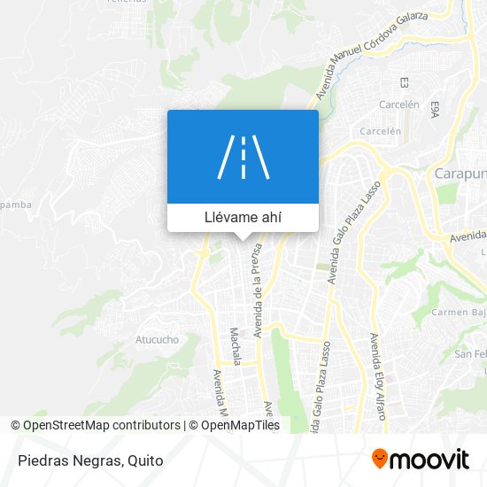 Cómo llegar a Piedras Negras en Quito en Autobús?