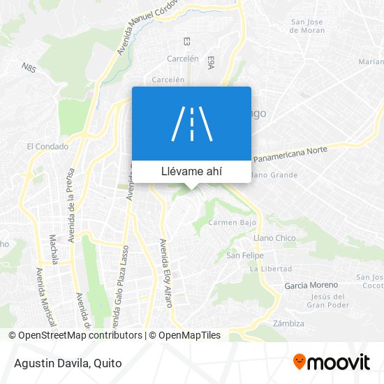 Mapa de Agustin Davila