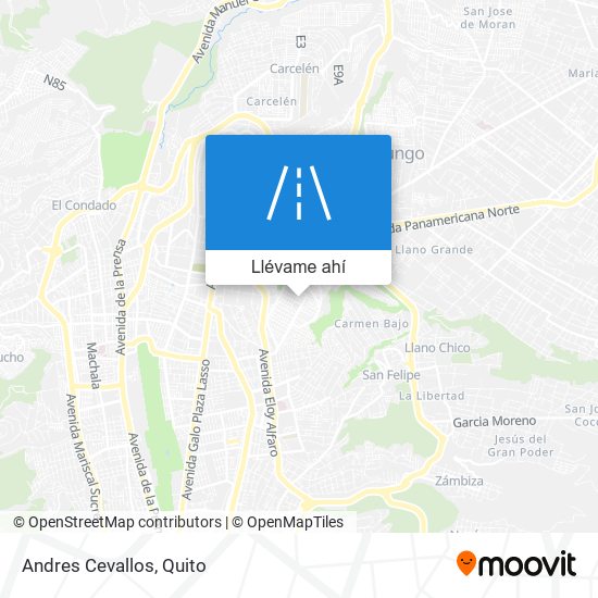 Mapa de Andres Cevallos