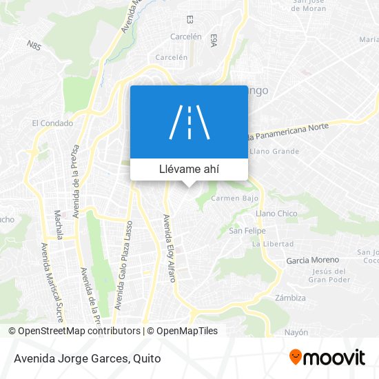 Mapa de Avenida Jorge Garces