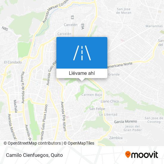 Mapa de Camilo Cienfuegos
