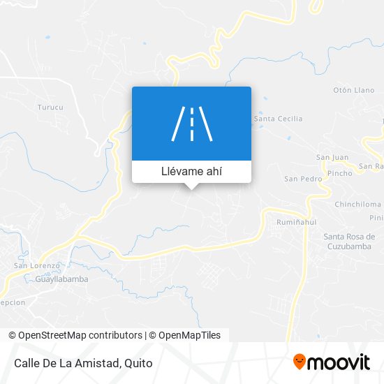 Mapa de Calle De La Amistad