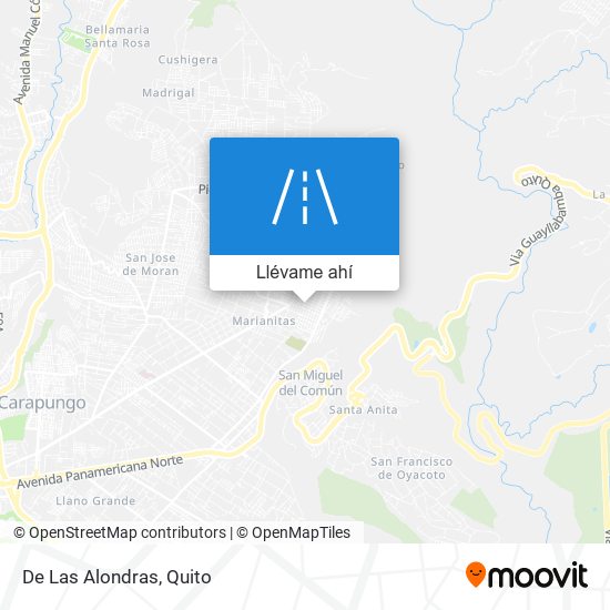 Mapa de De Las Alondras