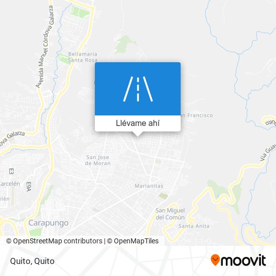 Mapa de Quito