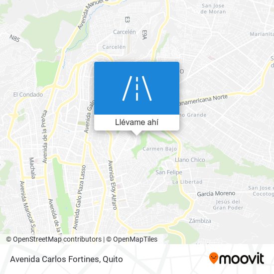 Mapa de Avenida Carlos Fortines