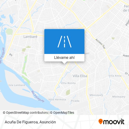 Mapa de Acuña De Figueroa