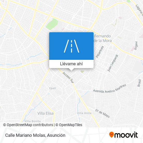 Mapa de Calle Mariano Molas