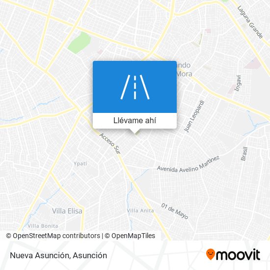 Mapa de Nueva Asunción